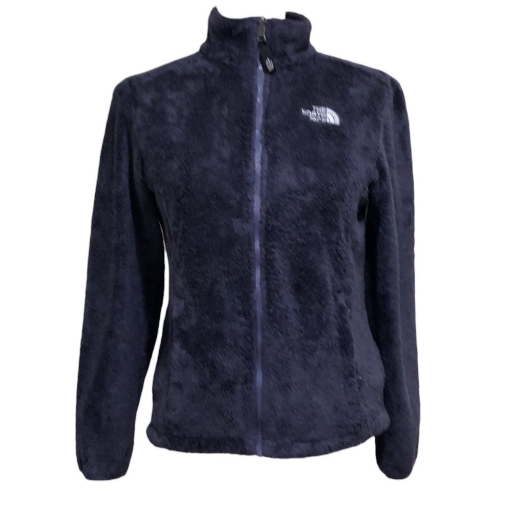 North Face Osito Teddy Fleece Jacket Size XS Navy Blue